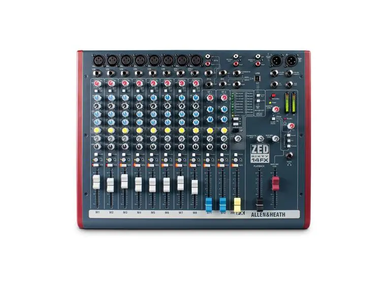 A&H ZED60-14FX 8 Mono 2 Stereo with USB 